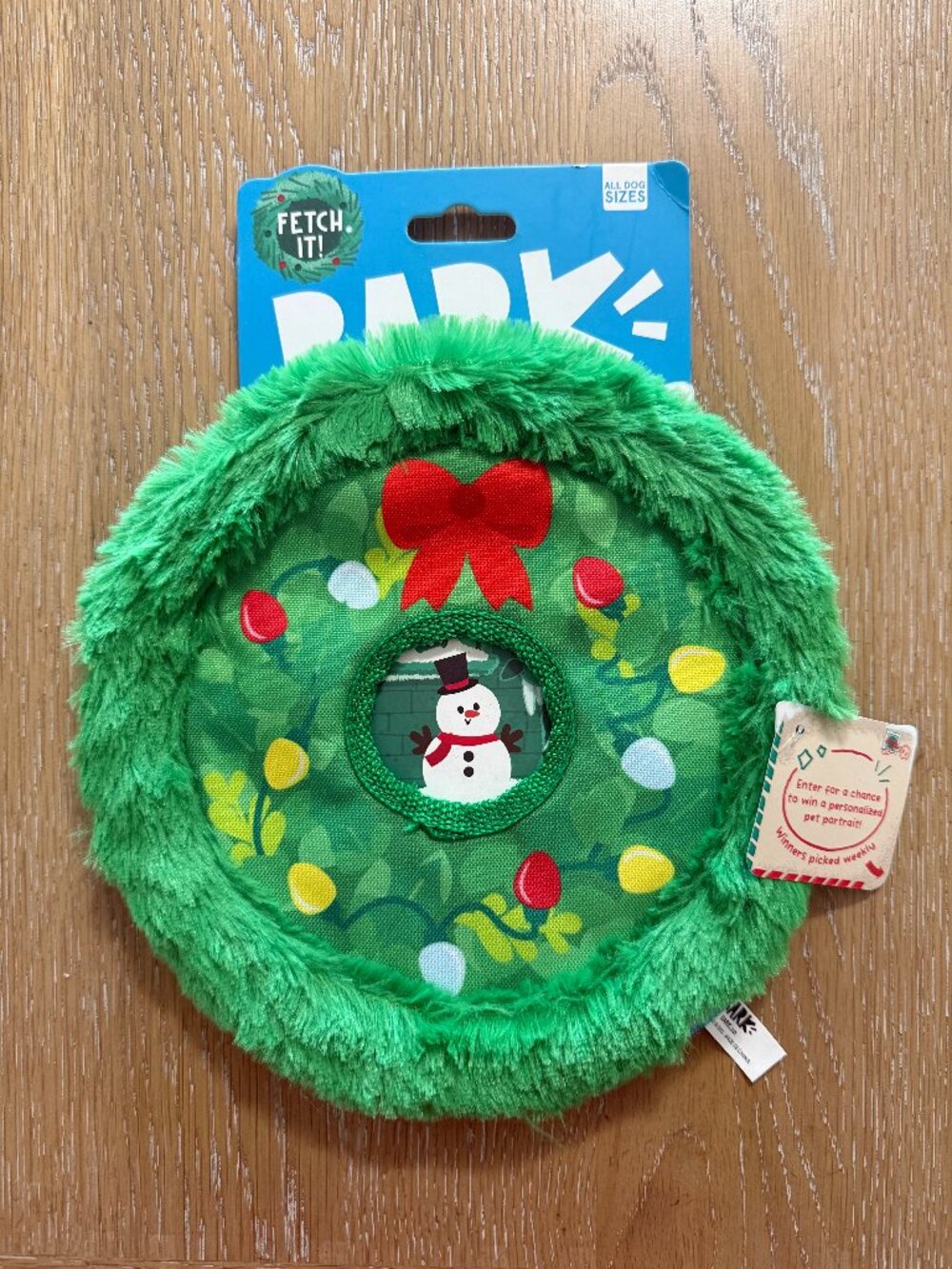 Barkbox BARK Holiday Wreath Toss